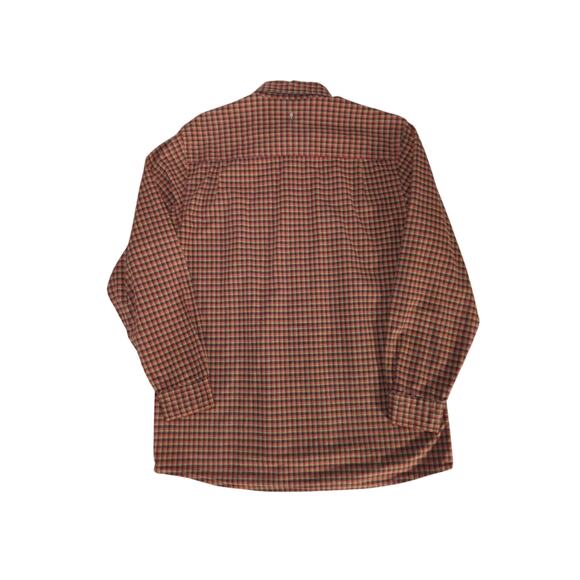 VTG Royal Robbins Mens M Plaid Button Shirt 100 Cotton Made In Hong Kong - Picture 8 of 14